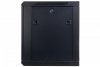 Digitus Szafa sieciowa wisząca 19 cali 9U rack 600x600, drzwi szyba, niedzielona, niezłożona, Czarna
